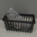 XINFULL 3 Pack Wire Storage Baskets Household Metal Wall-Mounted Containers Organizer Bins for Kitchen Bathroom Freezer Pantry Closet Laundry Room Cabinets Garage Shelf, Medium