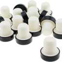 TAODAN 16PCS 18.6mm to 19.3mm T Shaped Cork Bottle Stoppers Reusable Wedding Wine Bottle Seal Stopper for Wine Beer Bottle DIY Crafts