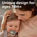 Philips Avent Ultra Air Pacifier - 4 x Light, Breathable Baby Pacifiers for Babies Aged 18 Months Plus, BPA Free with Sterilizer Carry Case, SCF349/23