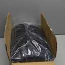 Tradesparker 10x10 Gazebo Replacement Mesh Walls,4-Sided Mosquito Screen Netting with 48Curtain Rings & 48Rail HooksBlack (Universal Fit for Gazebo & Pergola)