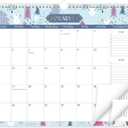 GuassLee Wall Calendar 2026-2027 from Jan. 2026 to Jun. 2027, 18-Month Paper Wall Planner with To-Do List and Notes for Office School Home Teacher Planning, 14 x 11.5 (Blue)