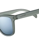 Goodr Going to Valhalla...Witness! OG Rectangle Sunglasses: Polarized Silver Lenses, Gray Plastic Frame, One Size Fits Most