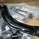 Front Lower Control Arm + End Link for Nissan Rogue 2008-2013 & Select 2014-2015, Sway Bar + Tie Rod, Driver & Passenger, Outer & Inner, 8Pcs Suspension Kit MS30194 MS30195 K750095 K750094