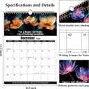 4 x Fuck It 2026 Calendar for Tired Women, Funny Swear Wall Calendars, Humor Hanging Planner Monthly for Home Office, Christmas Funny Swear Word Gag Gift (Black)