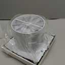 Zeyzer Black Bathroom Fan 110 CFM 1.0 Sone 5.9" Duct Square Ceiling or Wall Mount Ventilation Exhaust Fan for Bathroom/Corridor/Office/Laundry Room/SHop