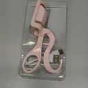 Heated Eyelash Curler, 5S Fast Heating Electric Eyelash Curler, Safe Anti-Scald Eyelash Curlers with Silicone Pad, Type-C Quick Charge, Intelligent Temp Control, 24H Long-Lasting Curls (Pink)