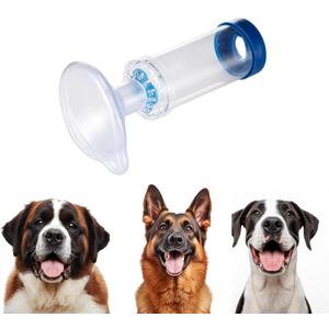 Pet Inhaler Spacer with Face Mask, Breathing Chamber for Pets, Dog Inhaler Spacer with Comfortable Mask. (for Dogs Large & XL)