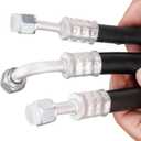 26PCS 9.5ft Air Conditioning Hose and Fitting Kit Includes 9.5ft #6#8#10 AC Hoses and #6#8#10 AC Fittings and pipe cutter