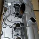 Engine Parts Aluminum Valve Covers Compatible With BMW E83 F25 E70 E85 E86 E89 E82 E92 E90 E60 E93 X3 X5 Z4 128i 328i 328xi 528i 3.0L 2.5L 2006-2013 (White(Upgrade Aluminum))