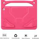 Fire HD 10 Tablet Case for Kids,Amazon Fire Tablet 10 Case(13th/11th Generation, 2023/2021 Release),SHREBORN Lightweight Shockproof Covers with Handle Stand,Also for 10in Sony Nokia,Pink