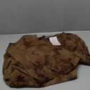 ZESICA Women's Long Sleeve Floral Bodycon Dress 2026 Spring Fall Ruched Mesh Wedding Guest Cocktail Party Maxi Dresses (Medium, Tie Dye Brown)