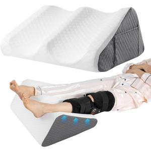 BALAPET Leg Elevation Pillows for After Surgery, 8.7'' Foam Leg Support and Elevation Knee Pillow, Knee Replacement Recovery Aids for Relieves Hip, Knee Pain and Improves Blood Circulation