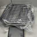 SNTD Dish Drying Rack, Expandable Dish Rack for Kitchen Counter, Stainless Steel Dish Drainer with Drainboard Set and Utensil Holder (Gray)