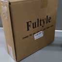 Round Side Table, Small Drink Table for Small Spaces, Modern Accent End Table Nightstand with Solid Wood Leg for Living Room, Bedroom, Corners, and Office (Black)