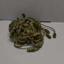 24 Pcs Christmas Garland Tie 4 Size Banister Twisted Ties Decorative Reusable and Flexible Twist Ties for Hang Garland, Lights, and Xmas Holiday Decorations(Olive Green)