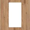 Decorative Outlet Covers Vintage Rustic Wood Color Brown Wood Grain 1 Gang Single Rocker Light Switch Cover Plate Wall Plates GFCI Faceplate for Farmhouse Cabin Decor
