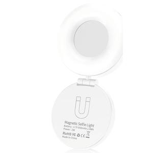 Selfie Light for iPhone, Portable Phone Ring Light for Video Recording, Adjusted 4 Modes, Rechargeable Fill Light for Selfies, Photography, Makeup, Vlogs, White