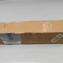 1 Inch Double Curtain Rods 36 to 72 Inches (3 to 6 ft), USFOOK Single Drapery Rods for Windows 24 to 68 Inches, Telescoping Dual Curtain Rod with Silver Translucent Finials