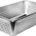 Thunder Group full size 6" deep perforated 24 gauge steam pans, comes in each