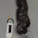 ALXNAN Claw Long Wavy Ponytail Extension,18 Inch Curly Pony Tail Clip in Hair Extensions for Women,Dark Chocolate Brown Clip on Pony Tails Hair Extensions