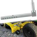 AM136327 Mower Deck Gage Wheel Arm Right Front or Left Rear 3/4 Dia. for John Deere X300, X304, X310, X320, X324, X340, X360, X500, X530, X534, X540, 570, X590, 48In & 54In Mower Decks