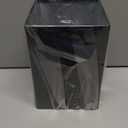 Square Lampshade, 20X12X12CM Fabric Lamp Shade, Black Fine Linen Replacement Lamp Shade for Table Lamp Floor Lamp (E27)