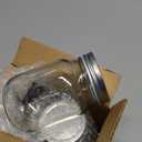 2 Pack Regular Mouth Mason Jars 16oz Glass Canning Jars with Airtight Lids for Preserving, Jam, Honey, Jelly, Wedding Favors, Sauces, Meal Prep, Overnight Oats, Salad