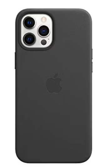 Apple iPhone 12 Pro Max Leather Case with MagSafe - Black