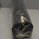 Black Post Mount Metal Mailbox 20x8.7x6.7in