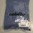 Zeagoo Womens Sweatshirt Long Sleeve Color Block Fleece Hoodies Fall Casual Crewneck Pullover Tunic Tops 2024 (Blue, XXL)