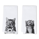 Cabana Bro Funny Cat Gifts Bathroom Hand Towels, Cat Lover Mom Gifts Hand Towels for Bathroom Washroom Decor, 16x24 Inch Set of 2