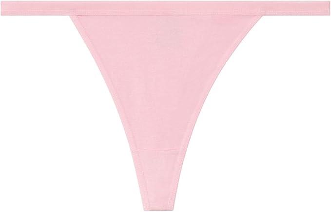 Women's Cheeky Brazilian Bikini Bottoms Low Rise High Cut Swim Bottom, Pink Size XL