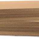 Corrugated Cardboard Sheets 12.5 x 12.5”- (1/8” Thick) | 200 Sheets| LP Insert Pads, Brown, Frame Backing, DIY Projects, Arts and Crafts, Dividers, Mailing, Packing Protection