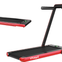 SuperFit 4.75HP 2 In 1 Folding Treadmill W/Remote APP Control Red