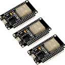 ESP-WROOM-32 ESP32 ESP-32S Development Board 2.4GHz Dual-Mode WiFi + Bluetooth Dual Cores Microcontroller Processor Integrated with Antenna RF AMP Filter AP STA Compatible with Arduino IDE (3PCS)