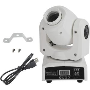 Topteng 1/2/4 Moving Head 120W 8Gobo Stage Lighting RGBW LED DJ DMX Beam Bar Party Light 9/11 Channels Sound Activated DJ Lights for Church Wedding Disco Party Nightclub Live Show