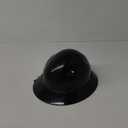 LANON Black Full Brim Hard Hat, OSHA Construction Work Approved, HDPE Safety Helmet with 4 Point Adjustable Ratchet Suspension, Class E, G & C