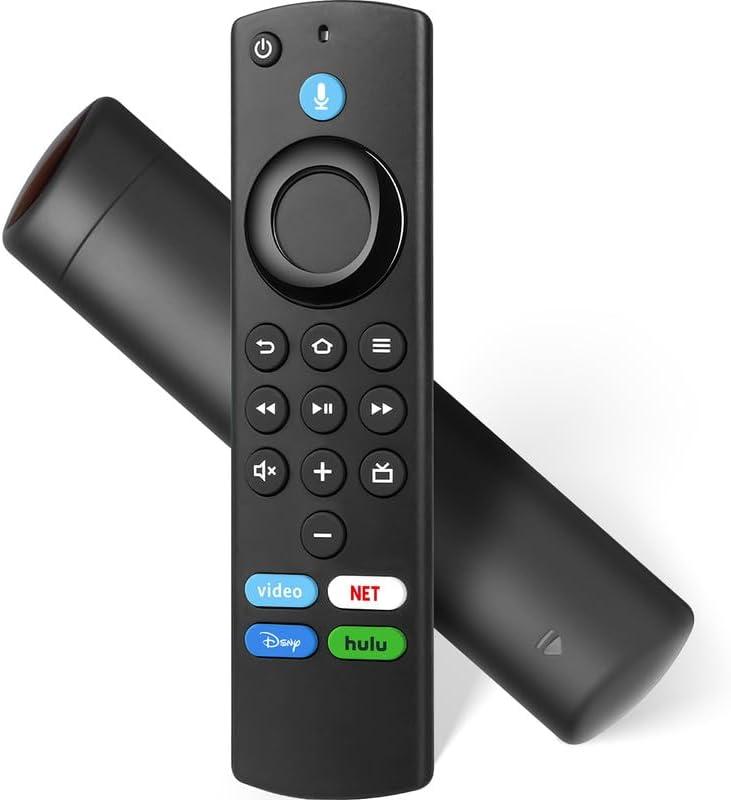 Voice Remote Replacement Control Compatible with All FireSeries, for Stick 4K Max/4K (1st/2nd Gen) & All Fire-TCL TVs Cube, TVs Stick (2nd/3rd Gen)/Lite/QLED, and Insignia Pioneer HD Omni Series