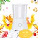 EcoMyLife Face Mask Maker Mini Natural Masks Machine DIY Skin Food Sheet Mask Facial Treatment SPA Skin Care Product with Mask Molds & 16 Collagen Pills