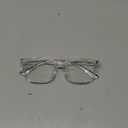 TIJN Blue Light Blocking Glasses for Women Men Clear Frame Square Nerd Eyeglasses Anti Blue Ray Computer Screen Glasses ((01)-transparent)