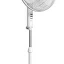 EZ-Chill 16 Oscillating Pedestal Fan, 3-speed Options, 90-Degree Oscillating Head, Adjustable Height and Tilt, Powerful Air Flow, White, MTSP15-16AZ