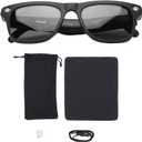 Ciciglow Smart Glasses, Bluetooth AI Translator Glasses with 4K 1080P HD Camera, Flash, Dual Speakers, Music Calling, AI Sound Assistant (Black)