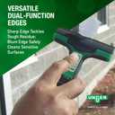 Unger Commercial 100 Replacement Stainless Steel Blades  Case of 10 Dispensers (10 Blades Each), 4-Inch High-Performance, Heavy Duty Blades for Professional Scrapers, RB100