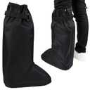 Waterproof Boot Cover for Tall Orthopedic & Medical Walking Boots, Designed for Fracture Boots and CAM Walker Boots, Reusable Non-Slip Shoe Protector for Rain & Snow (Large)