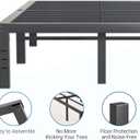 Avenco Metal Platform Bed Frame Queen Size 18 Inch Noise Free Quiet Design, Heavy Duty Steel Support, Under Bed Storage, Easy Assembly, No Box Spring Needed