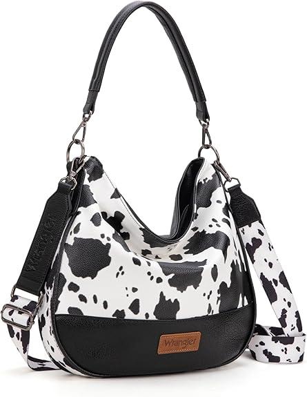 Wrangler Hobo Bags Large Crossbody Bag for Women Shoulder Purse Handbags with Adjustable Strap