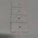 Wall Nanny - Baby Gate Wall Protector (Made in USA) Protect Walls from Pet Gates & Dog Gates - No Safety Hazard on Spindles - for Child Pressure Mounted Baby Gate for Stairs Cup Guard - White, 4 Pack