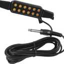 Clip-On Guitar Pickup for 38-42in Acoustic Guitar Electric Transducer Sound Amplify Pickup Cable Length 10ft