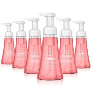 Method Foaming Hand Soap, Pink Grapefruit, 10 fl oz, (Pack of 5)