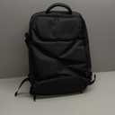 Yoidesu Vacuum Backpack with Air Pump, 35 to 50L Expandable Large Backpack with Detachable Vacuum Compression Bag, Rainproof Travel Backpack with USB Charging Port